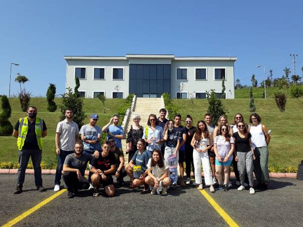 Avrupalı gençlere Trabzon'da atık yönetimi eğitimi
