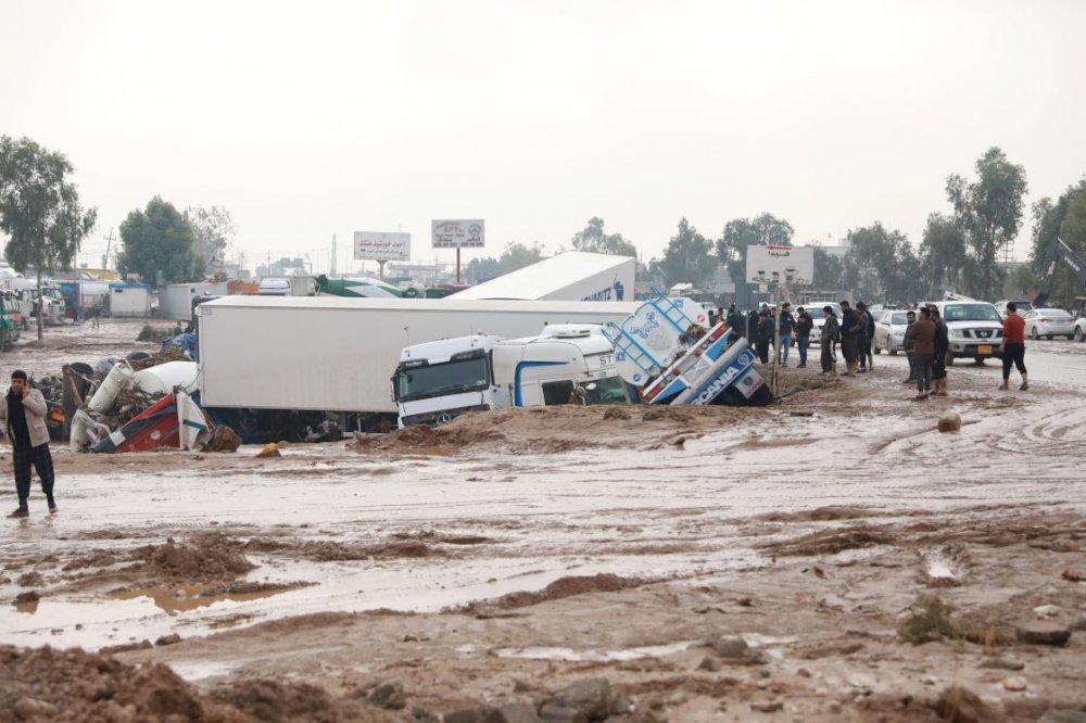 Irak'taki sel felaketinde 11 kişi hayatını kaybetti