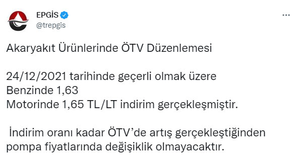 Benzin ve motorine 1,5 TL üzerinde indirim! Pompaya yansıyacak mı?