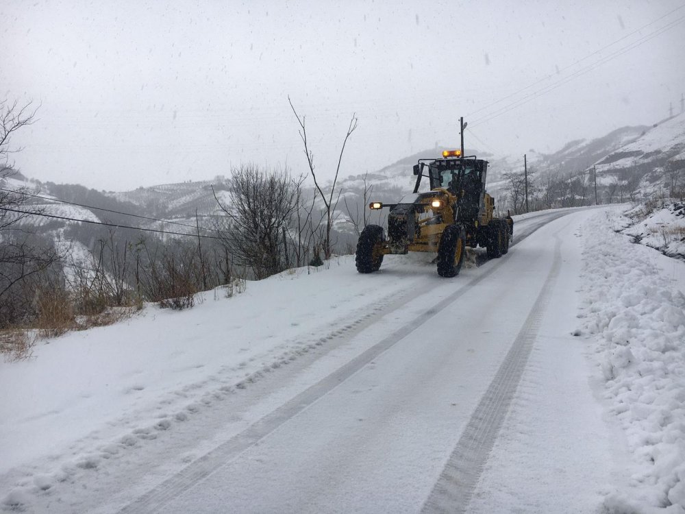 Doğu Karadeniz’de kar esareti; 366 yol kapandı