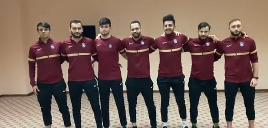 Ofsporlu futbolculardan eğlenceli video! Başkanın cevabı da bomba