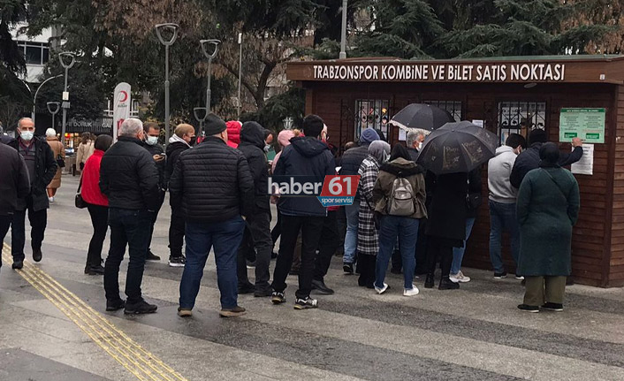 Trabzonspor taraftarından Yeni Malatya maçı biletlerine ilgi
