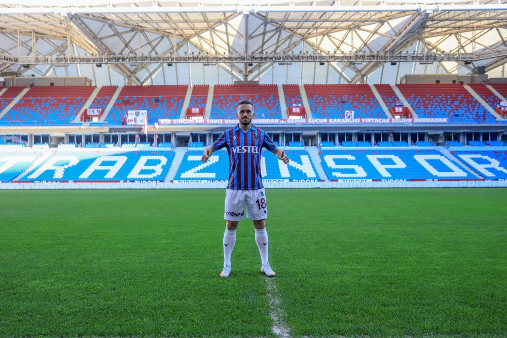 Edin Visca Trabzonspor formasını giydi
