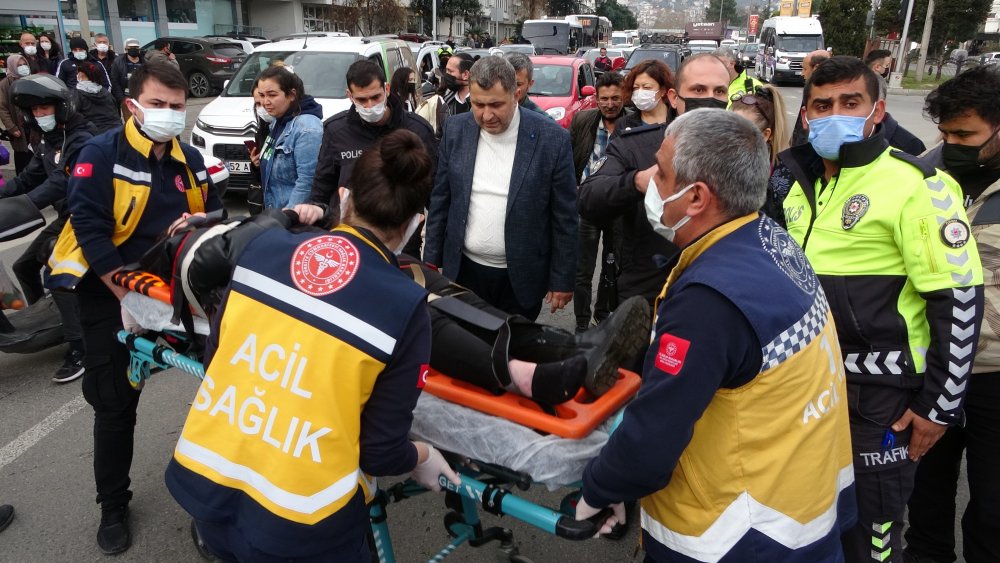 Ordu’da kamyonetin çarptığı öğrenci yaralandı