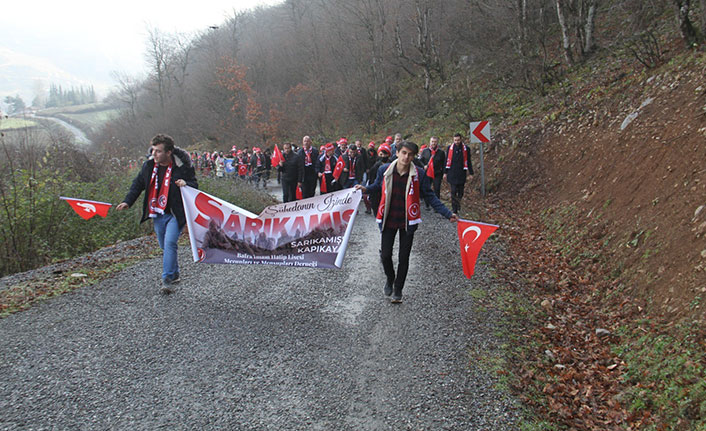 Bafra’da Sarıkamış şehitleri anıldı