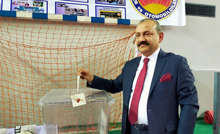 Trabzon Şoförler Odası'nda seçim heyecanı