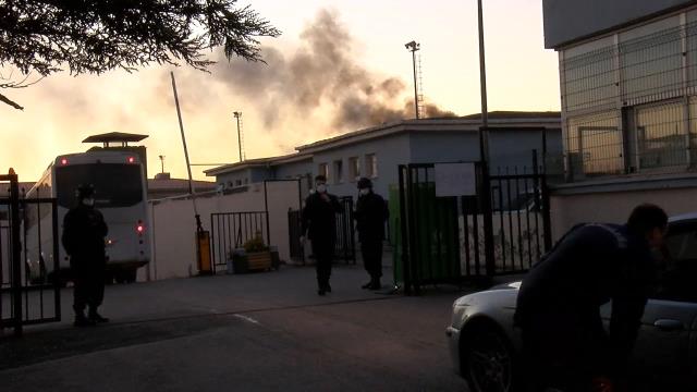 İstanbul'da cezaevinde yangın