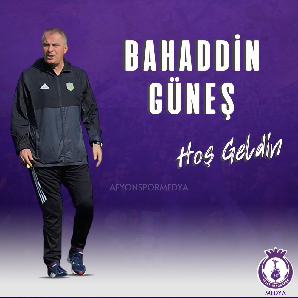 Trabzonlu Teknik adam Bahaddin Güneş'in yeni takımı belli oldu