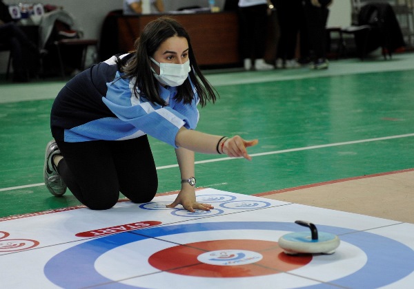 Trabzon'da büyük heyecan! Curling İl Birinciliği müsabakaları yapıldı