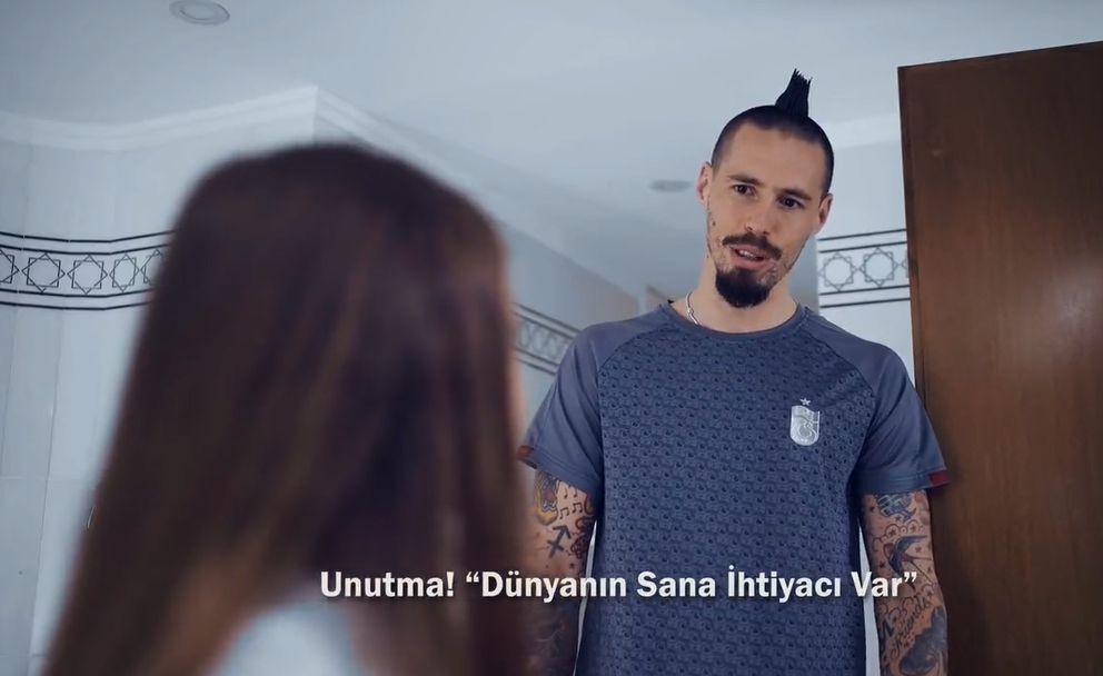 Marek Hamsik Trabzon Yarı Maratonu videosunda oynadı