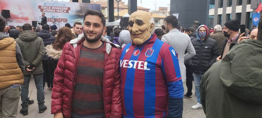 Trabzon'da önce konser sonra maç