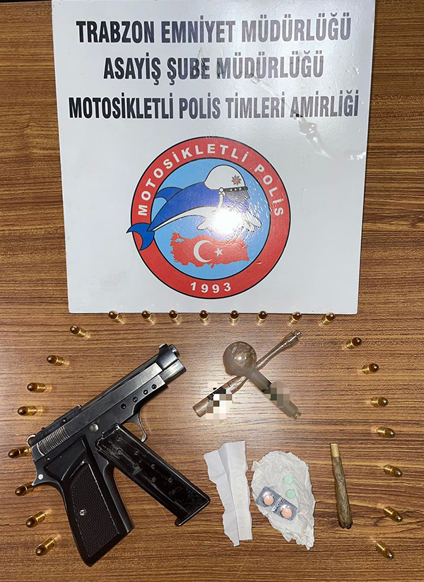 Trabzon’da uyuşturucu operasyonu! 2 kişi yakalandı