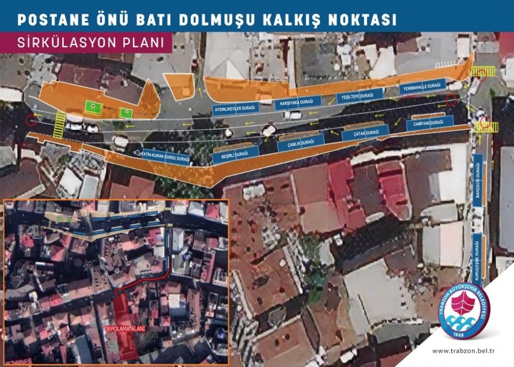Trabzon'da Kahramanmaraş Caddesi kapatılıyor