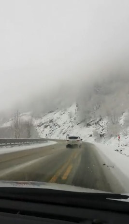Zigana’da kar etkili oluyor! Trabzon Emniyeti’nden uyarı