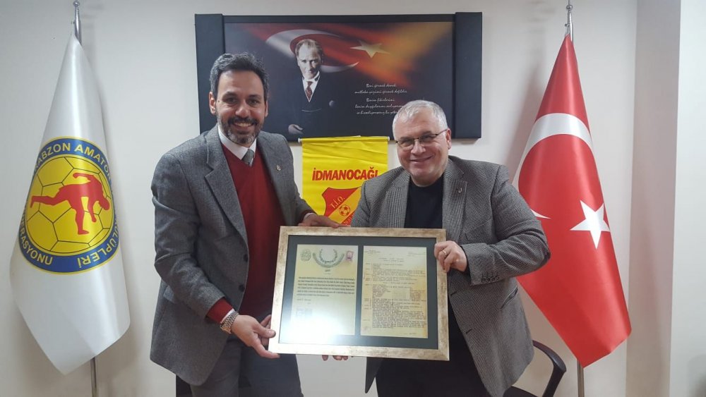 Trabzonspor Arşiv ve Müze Yönetim Kurulundan İdmanocağı'na ziyaret