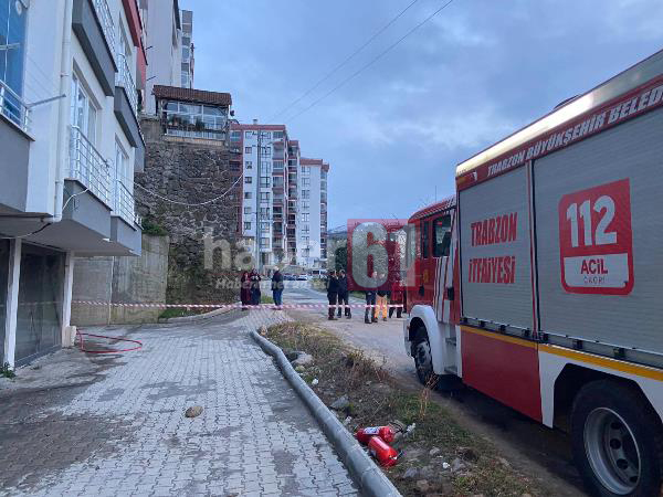 Trabzon’da korkutan yangın! 