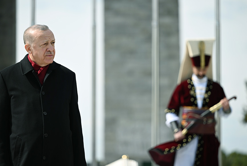 Cumhurbaşkanı Erdoğan: "Çanakkale Savaşları milletimizin büyük bir kahramanlık destanıdır"