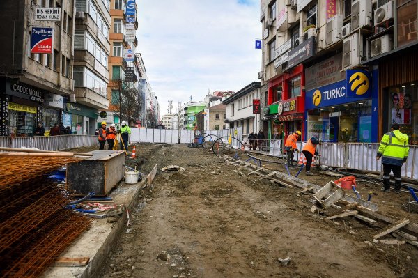 Trabzon'da Maraş Caddesinde son durum! Binalar için de proje hazır
