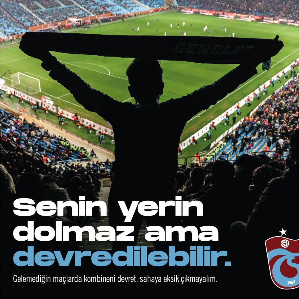Trabzonspor’dan taraftarlara duyuru!
