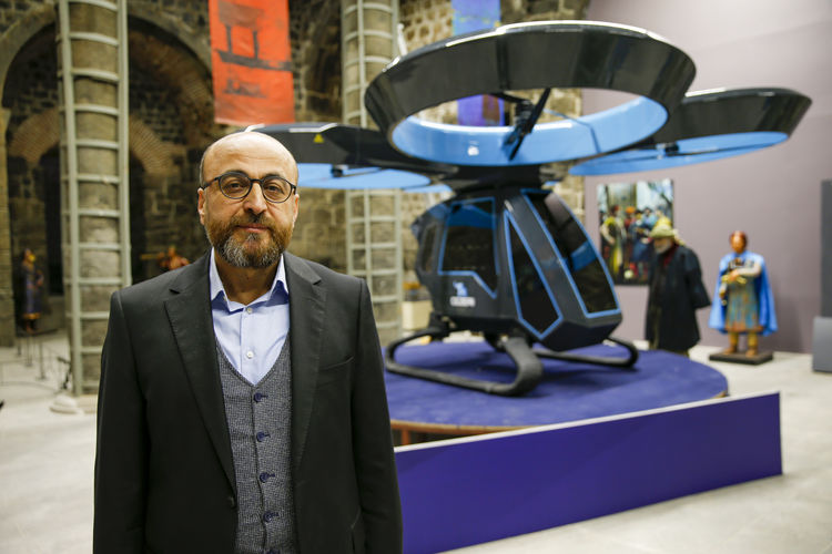 Türkiye'nin ilk uçan arabası 'Cezeri' sergilenecek