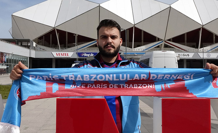 Fransız yargıçtan özel izin alan Trabzonsporlu taraftar Trabzon’da