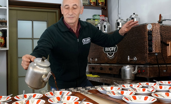 Trabzon'da sıra dışı çaycı fenomen oldu