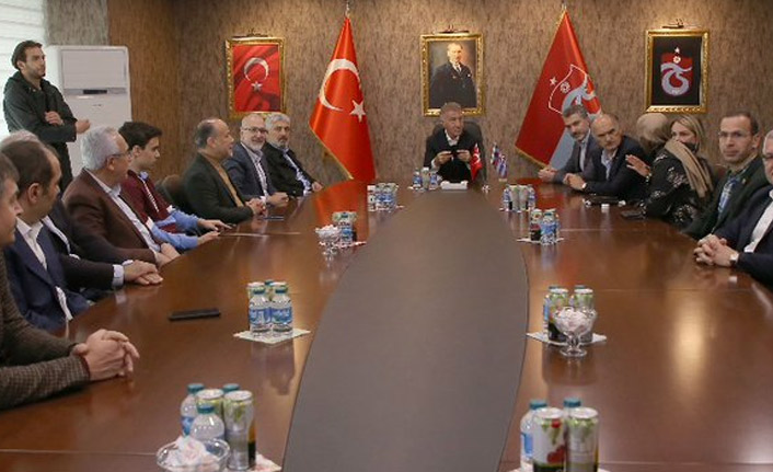 AK Partili vekillerden Trabzonspor'a ziyaret