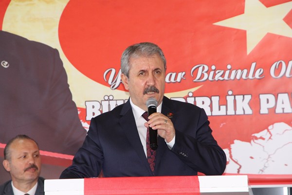 BBP Genel Başkanı Mustafa Destici Trabzon'da "HDP kapatılmalıdır"