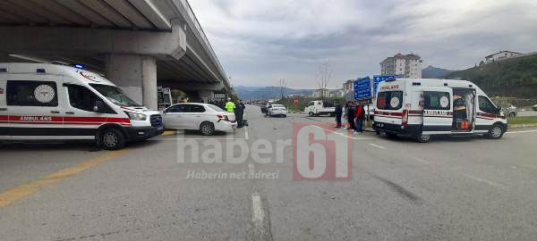 Trabzon’da kaza! 4 yaralı