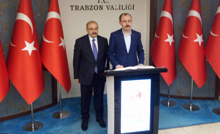 Bakan Muş'tan Trabzon Valiliği'ne ziyaret