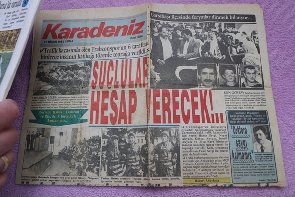 30 Yıllık acı! Trabzonspor için deplasman yolunda hayatlarını kaybettiler