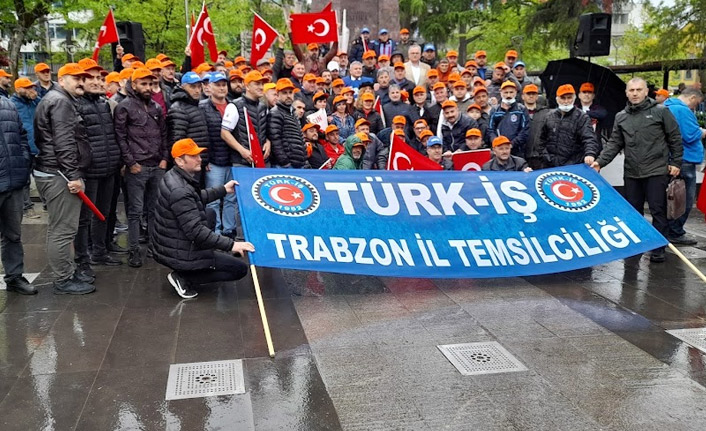 1 Mayıs Trabzon'da kutlandı
