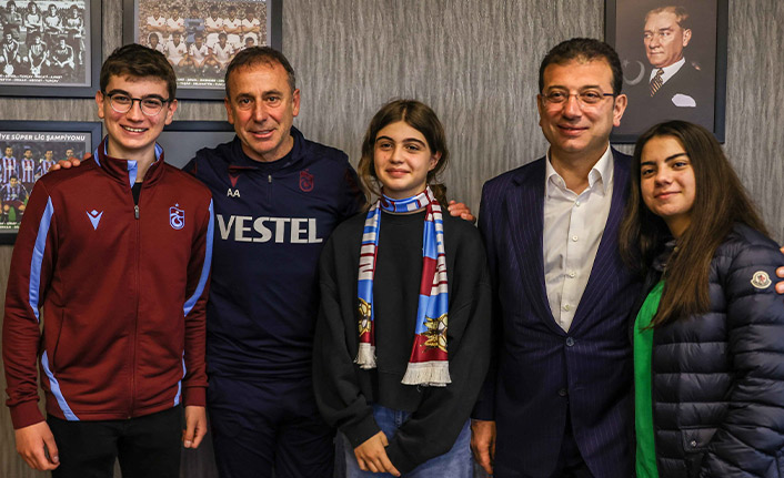 İmamoğlu'ndan Trabzonspor'a ziyaret