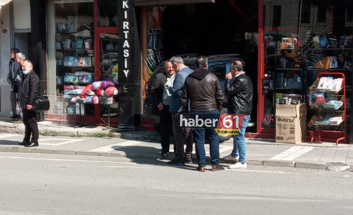 Trabzon'da kaza! Araç kırtasiyeye girdi
