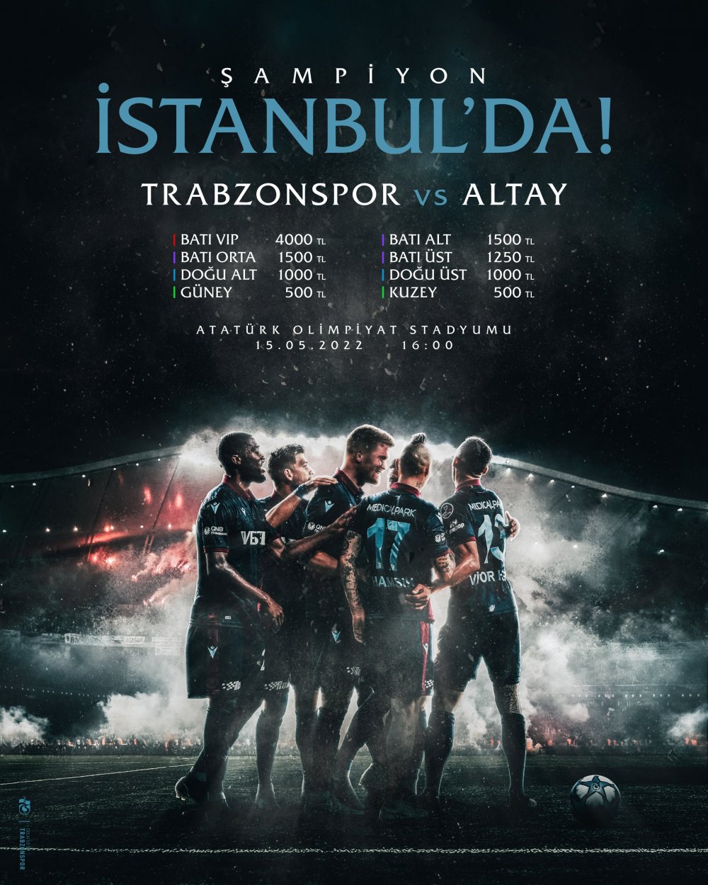 Trabzonspor Altay maçının biletleri satışa çıkıyor