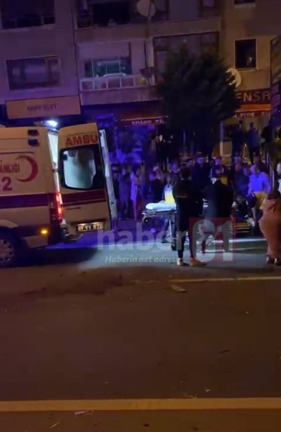 Trabzon’da kontrolden çıkan araç karşı şeride geçti! 4 yaralı