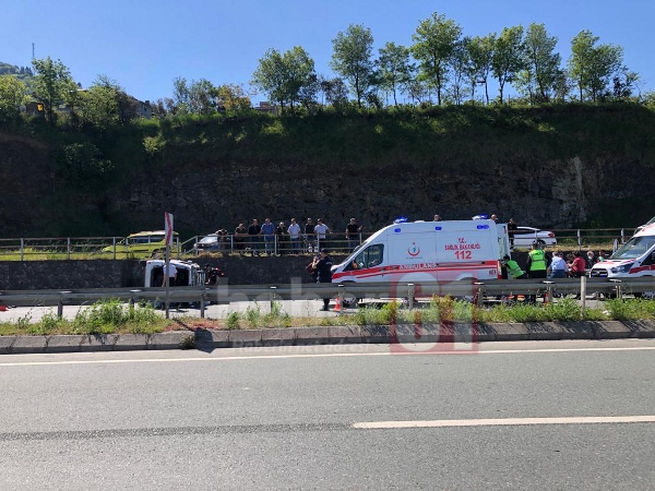 Trabzon kaza ile uyandı! Yaralılar var