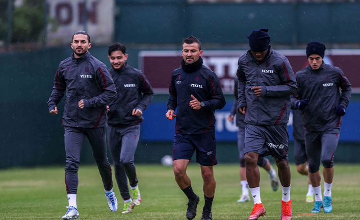 Trabzonspor'un Başakşehir maçı hazırlıkları başladı