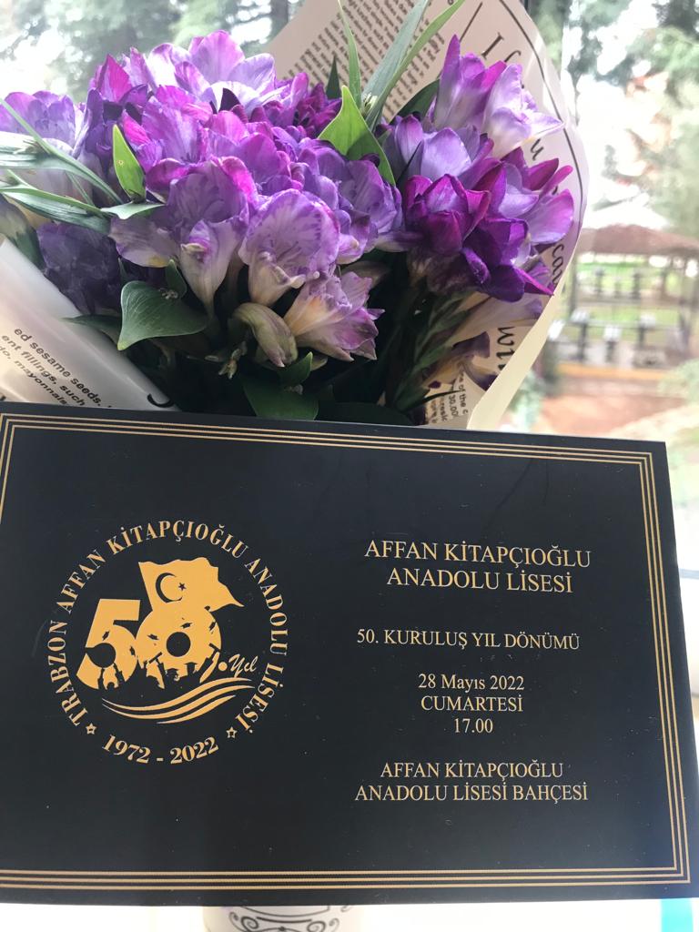 Trabzon’da Affan Kitapçıoğlu Anadolu Lisesi 50. Yılını kutlayacak