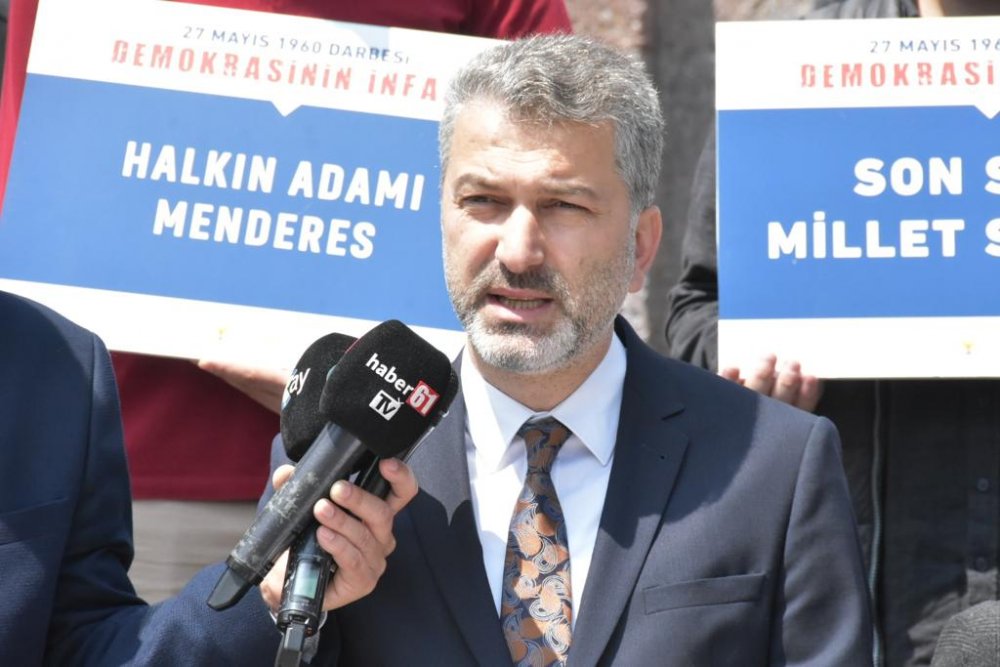 Trabzon'da ‘27 Mayıs Darbesi' için basın açıklaması! "Bu ülkede darbeler dönemi kapandı"