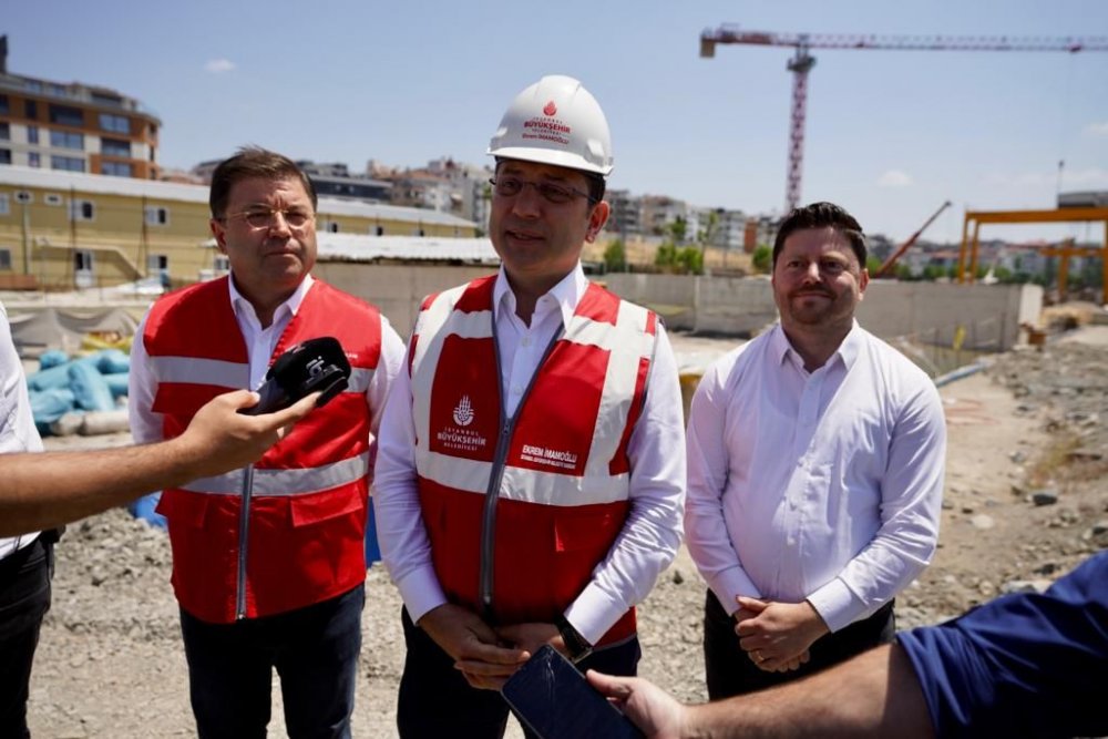 İmamoğlu davayla ilgili ilk açıklamasını metro şantiyesinde yaptı: “Böyle bir dava utanç verici”