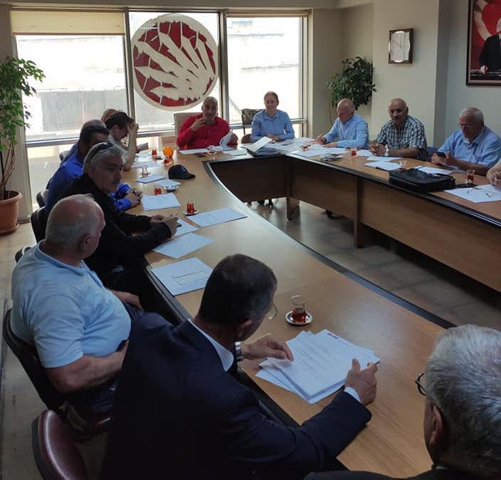 CHP Trabzon'da İlçe Başkanları toplantısı yapıldı! 
