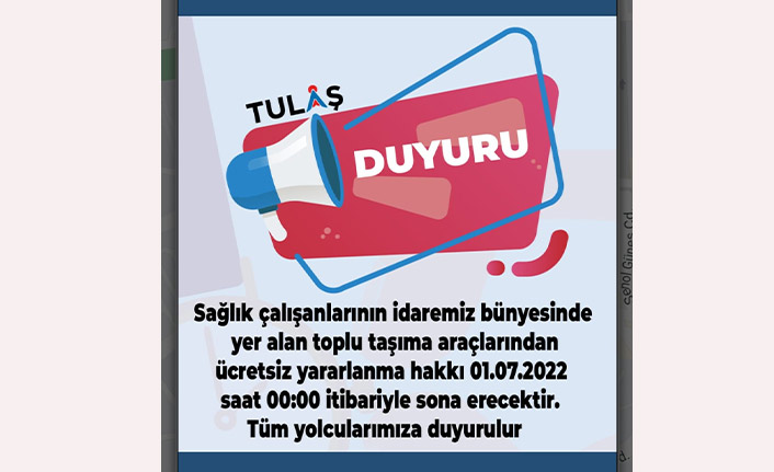 Trabzon Büyükşehir Belediyesi'nden sağlık çalışanlarına kötü haber! Bu gece sona eriyor