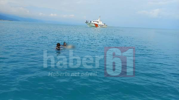 Trabzon'da denizde kaybolan gençten acı haber