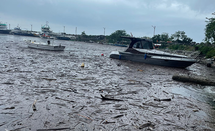 Şiddetli yağış iki balıkçı teknesini batırdı