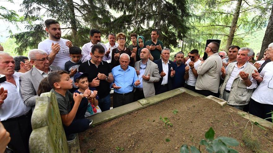 Ekrem İmamoğlu'nun Trabzon'daki aile mezarlığına 'gamalı hac' provokasyonu