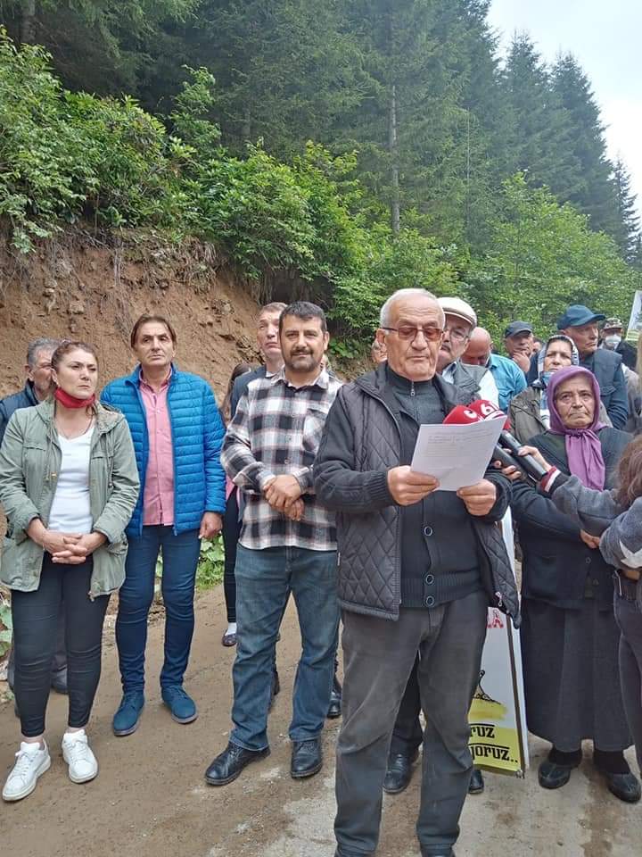 Trabzon'da ağaç kesimine tepki! "Akdeniz ve Ege'de ateş Trabzon'da motor ağaçların celladı oldu"