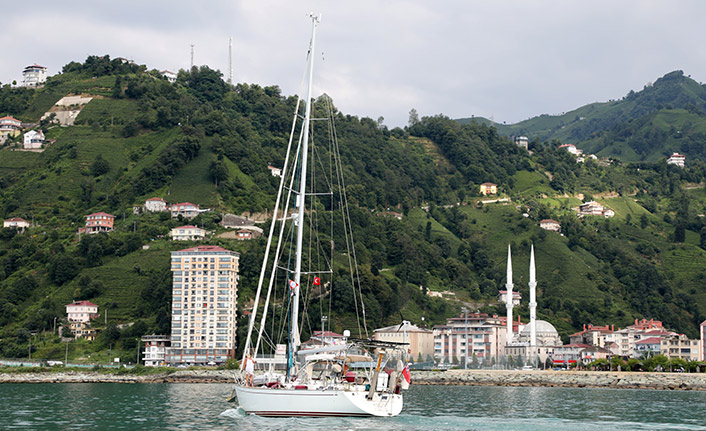 DADD Ralli Karadeniz 2022 etkinliği kapsamında 22 yelkenli yat komşu ilde