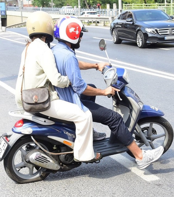 Kaan Urgancıoğlu ve yeni sevgilisinin motosiklet turu