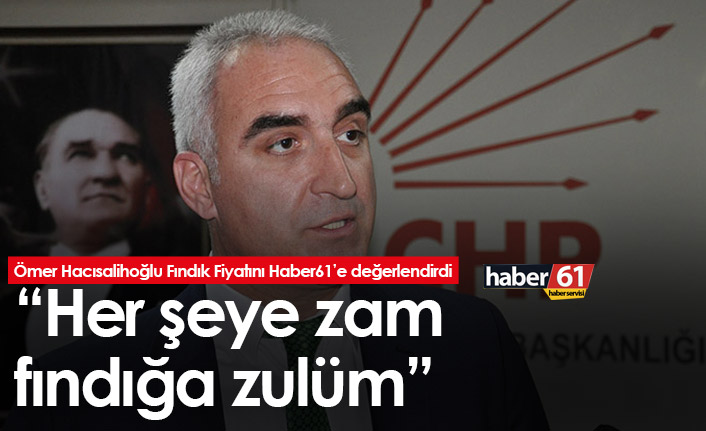İYİ Parti Trabzon İl Başkanı Kuvvetli: "Fındığın yerlerde sürünmesini üzüntüyle karşıladık"